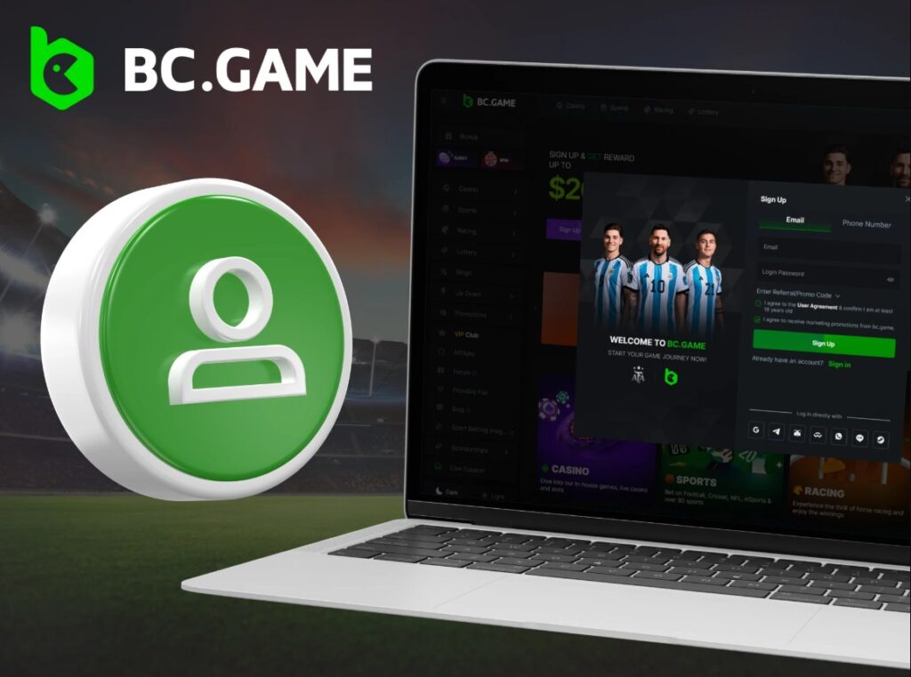 account web logo bc game
